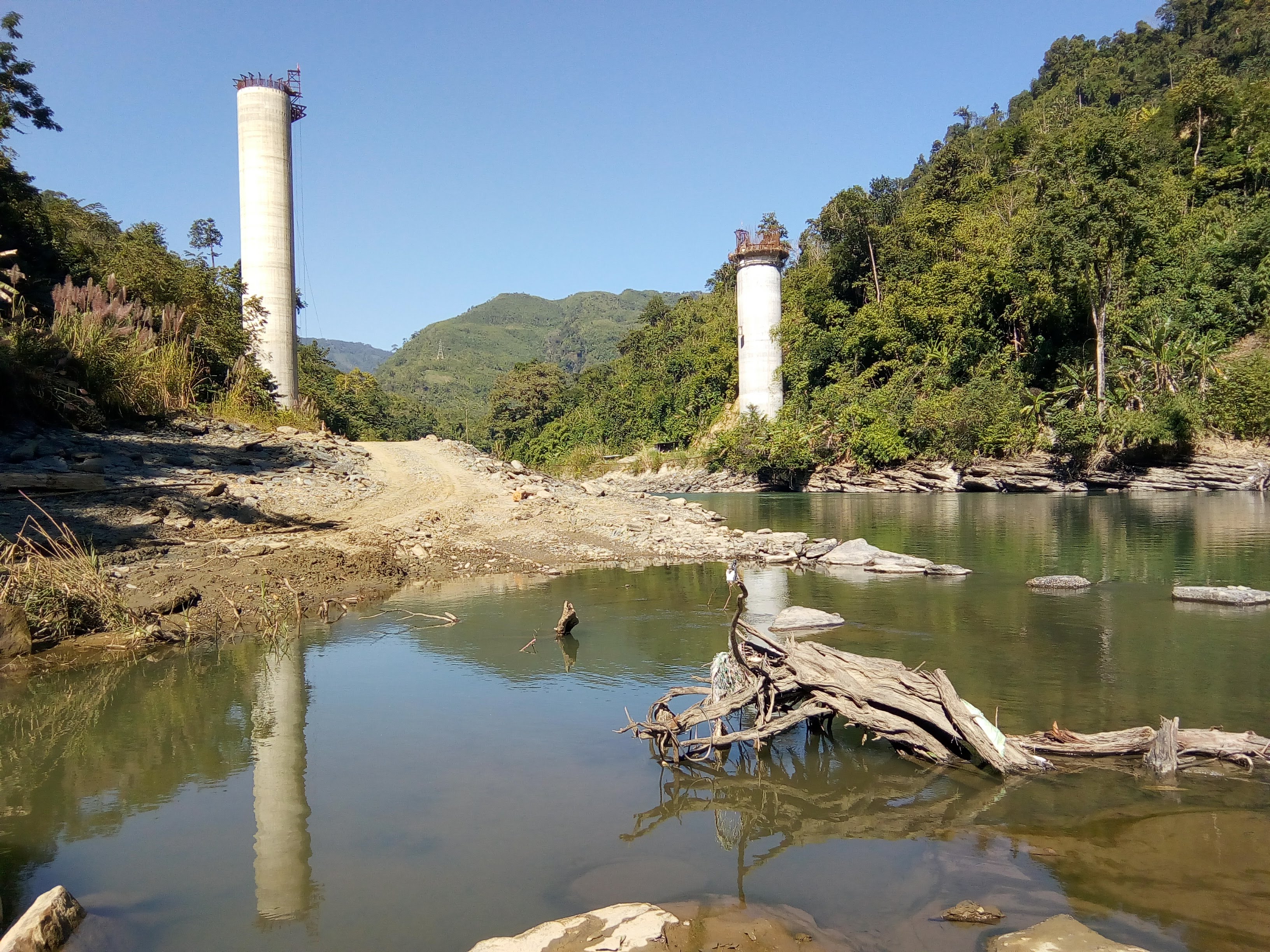 Bridge Piers Near Manipur State By BIPL, legacy slipform project photograph