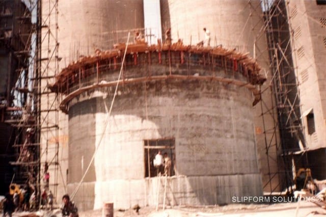 Cement Silos Zuari Cement Yerraguntla, legacy slipform project photograph
