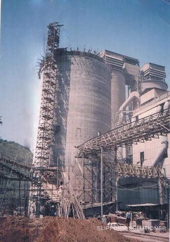 Clinker Silo - 78 m High Shree Cements Rajasthan, legacy slipform project photograph
