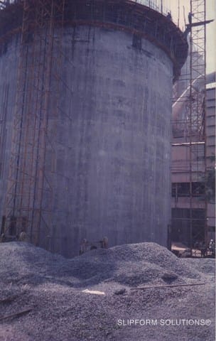 Clinker Silo Shree Cements Beawar, Rajasthan, legacy slipform project photograph